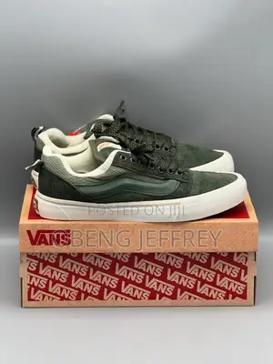 Original Vans Knu Skul Olive Green