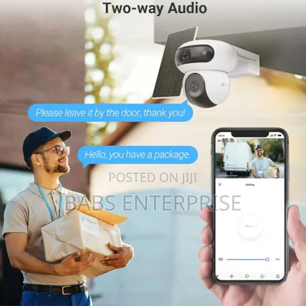 Ezviz Dual-lens All-day Recording Wi-fi Camera + Solar Panel 8w 4g
