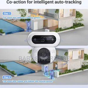 Ezviz Dual-lens All-day Recording Wi-fi Camera + Solar Panel 8w 4g