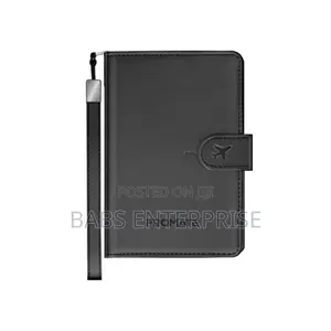 Promate Prowallet Anti-loss Slim Leather Wallet Rfid Smart Tracking Bk