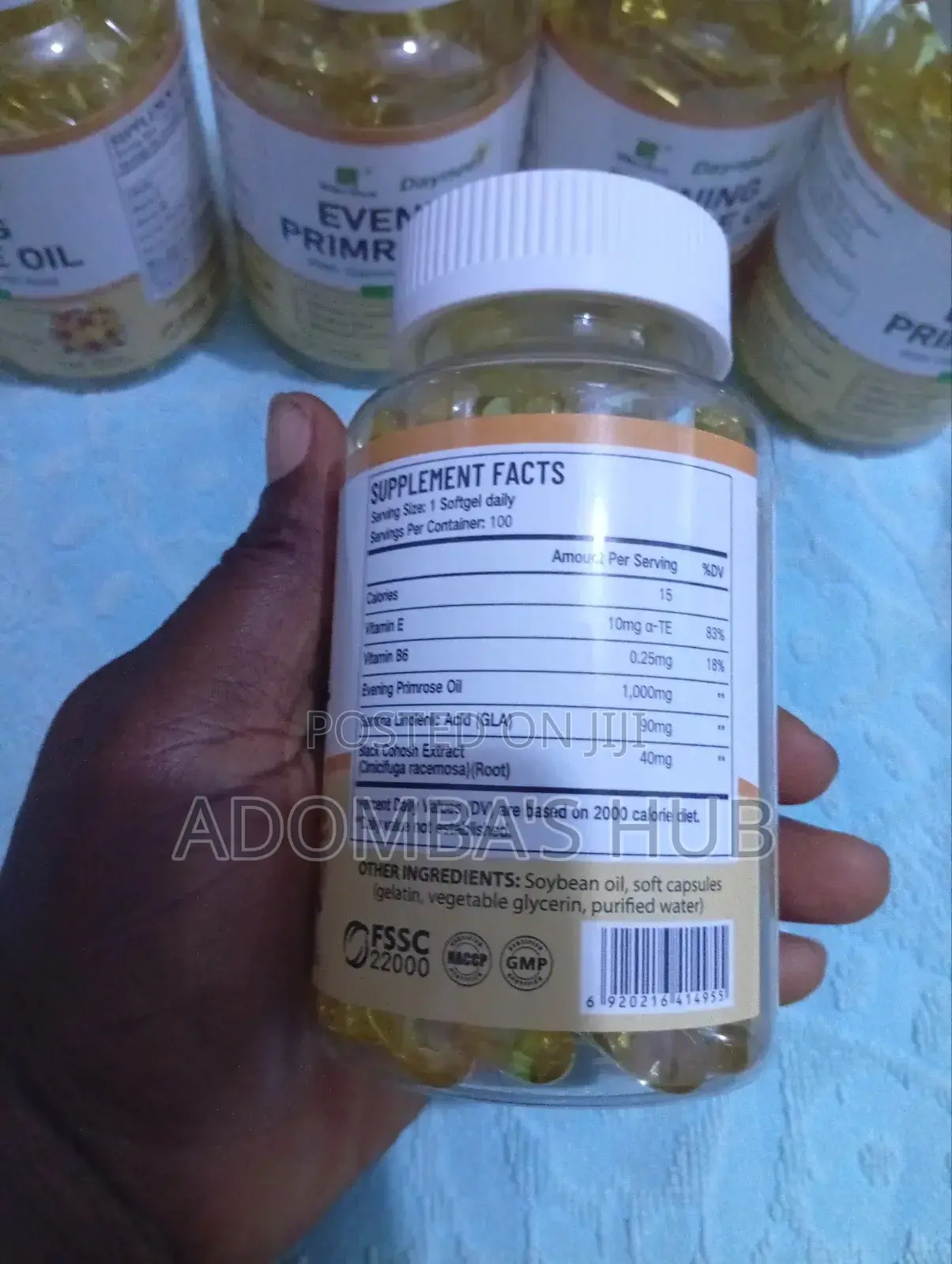 Evening Primrose 1000mg Softgels for Women Health Skin Care.100caps.