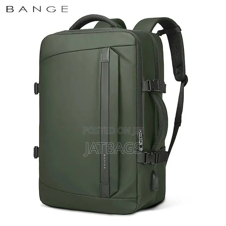 Bange Green Waterproof Anti-theft Laptop Backpack (Free Delivery)