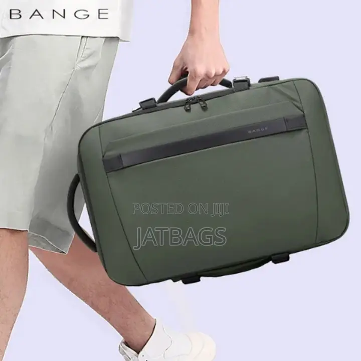 Bange Green Waterproof Anti-theft Laptop Backpack (Free Delivery)