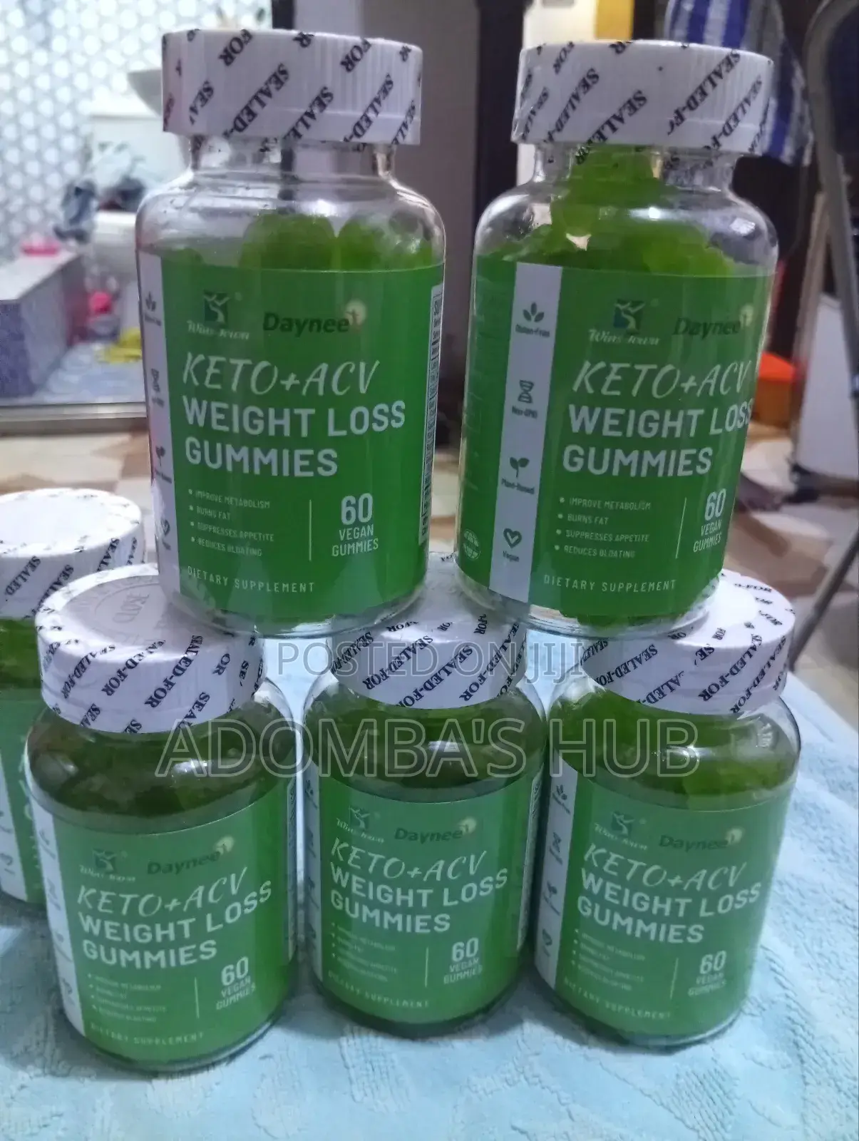 Daynee Keto + Acv Gummies for Weight Loss, Fat Burn Appetite Control