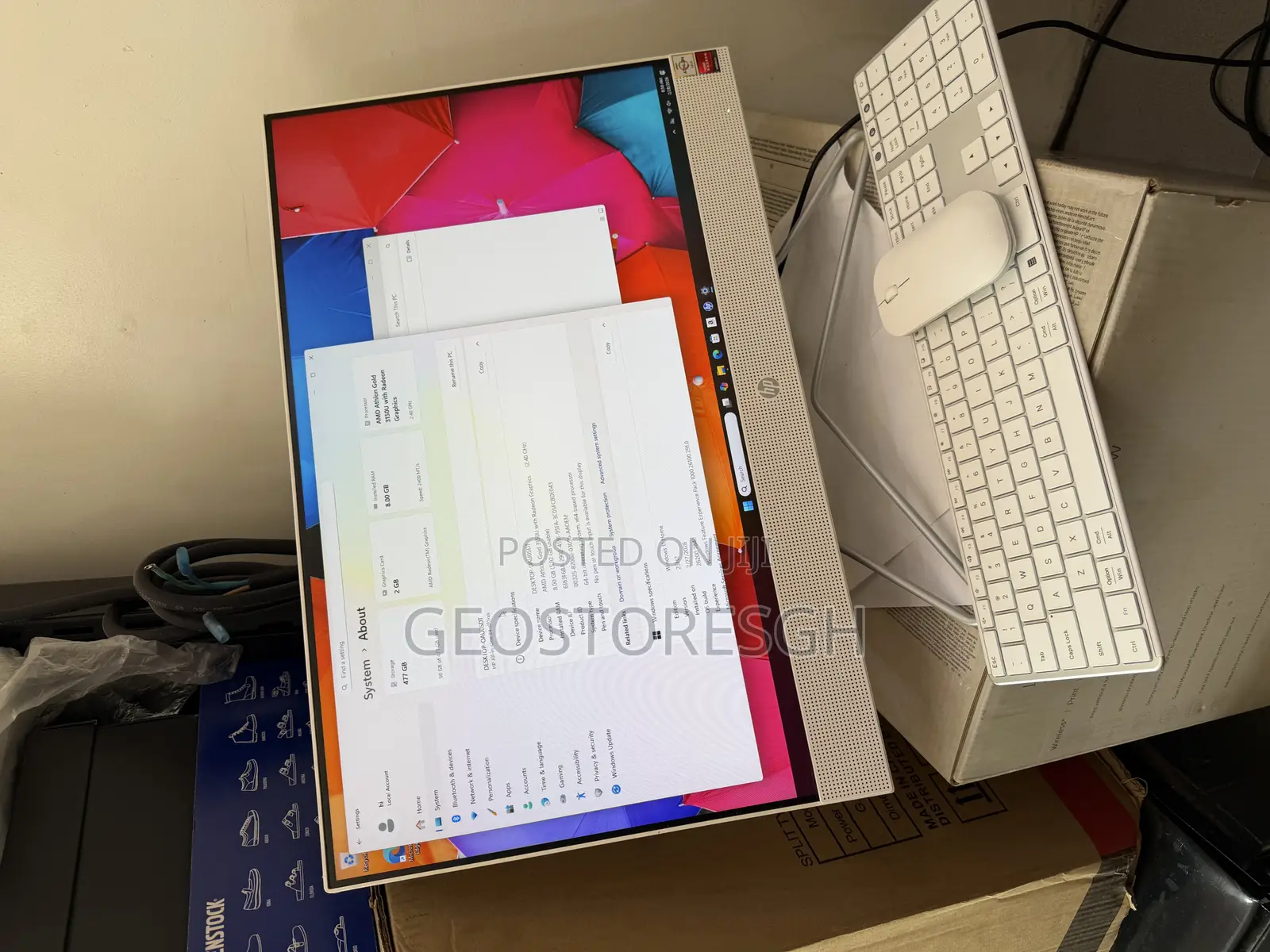 Desktop Computer HP AiO 24 8GB AMD SSD 512GB