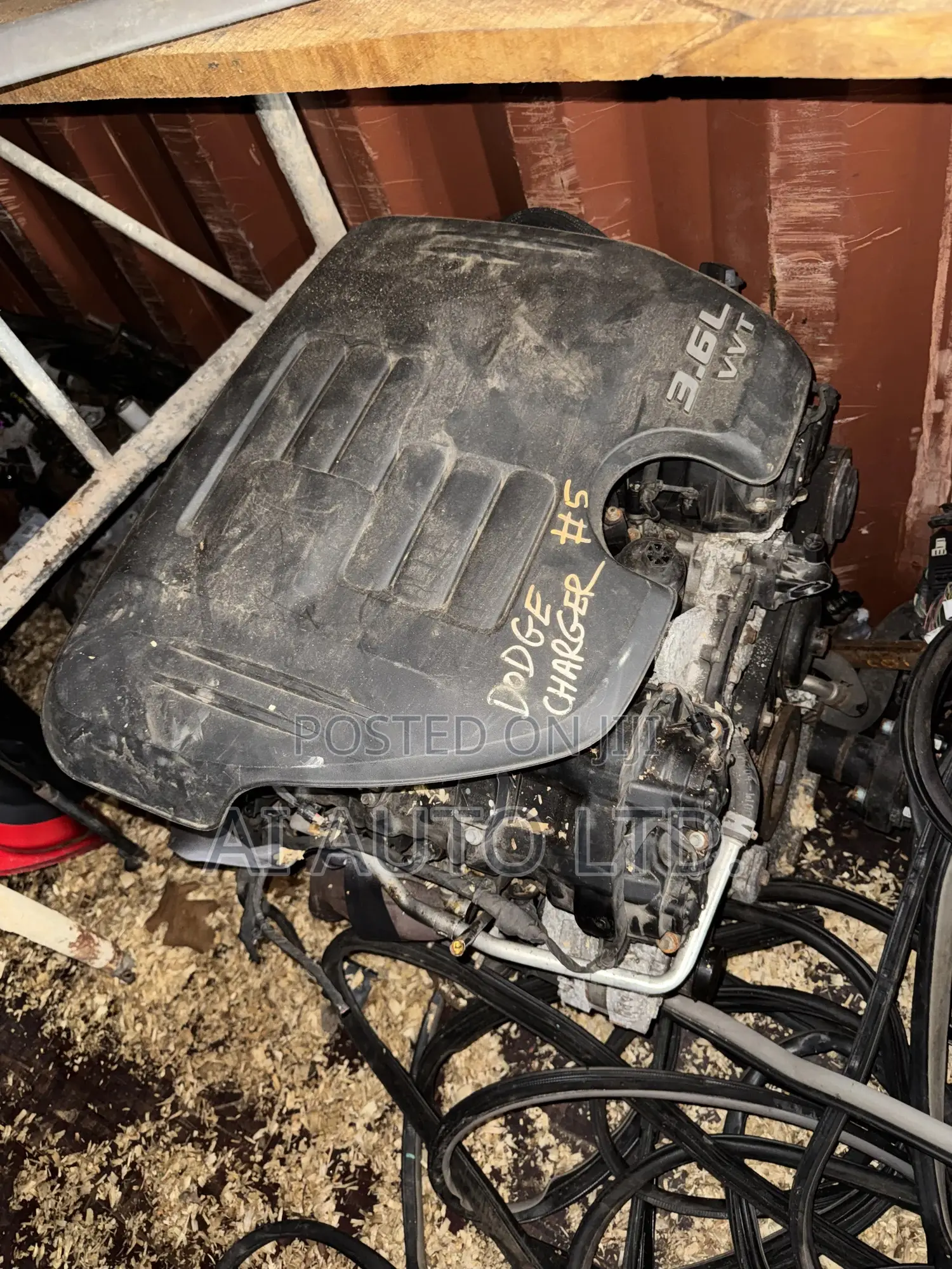 Dodge 3.6L Pentastar V6 Engine With 8-Speed Gearbox