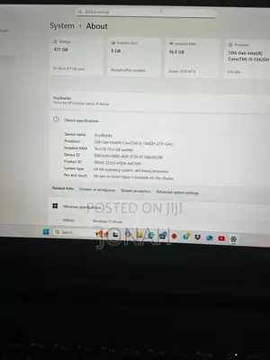 New Laptop HP Victus 15 16GB Intel Core i5 SSHD+SSD 500GB