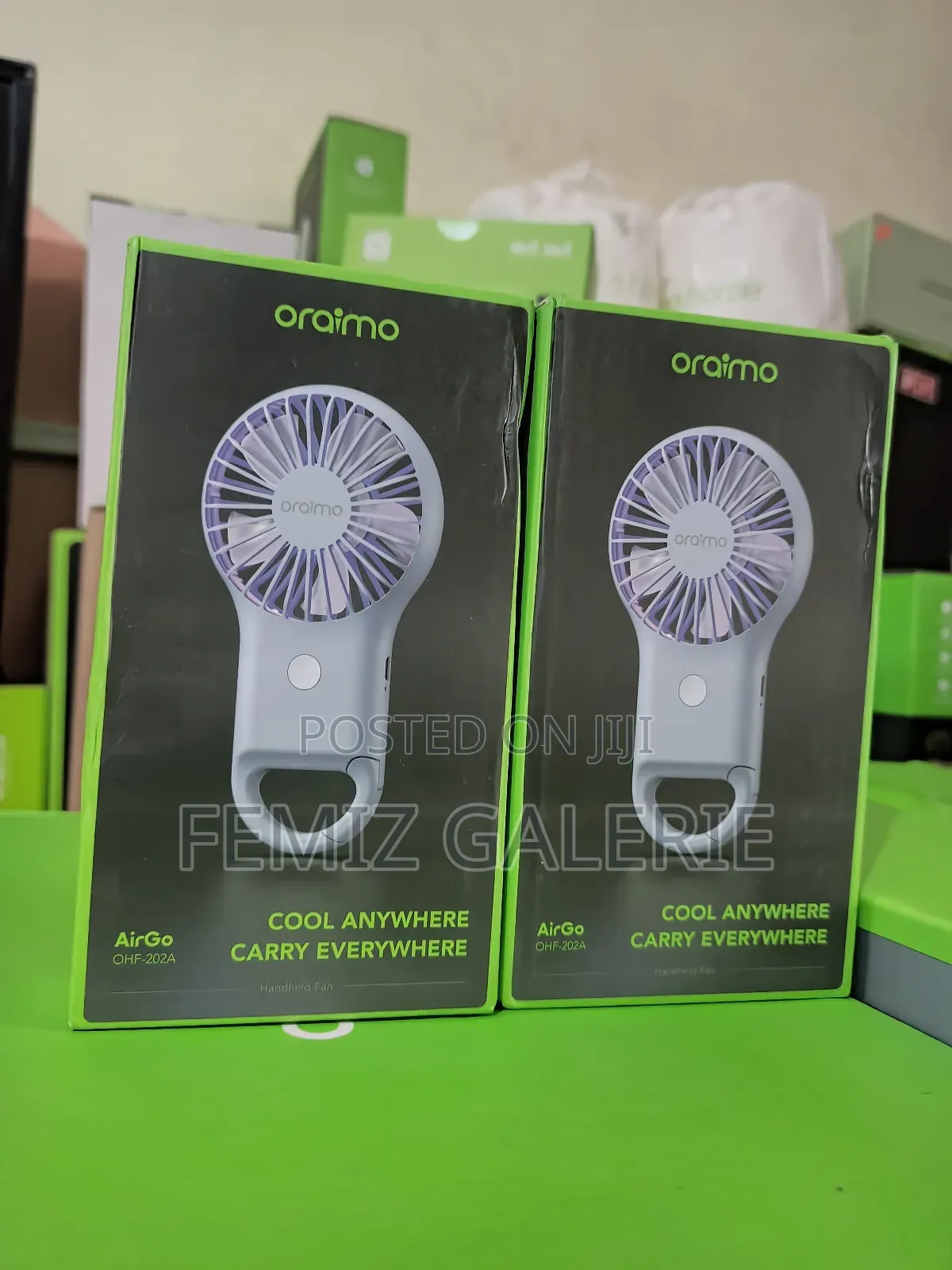 Oraimo Airgo 75g Lightweight Led Handheld Fan