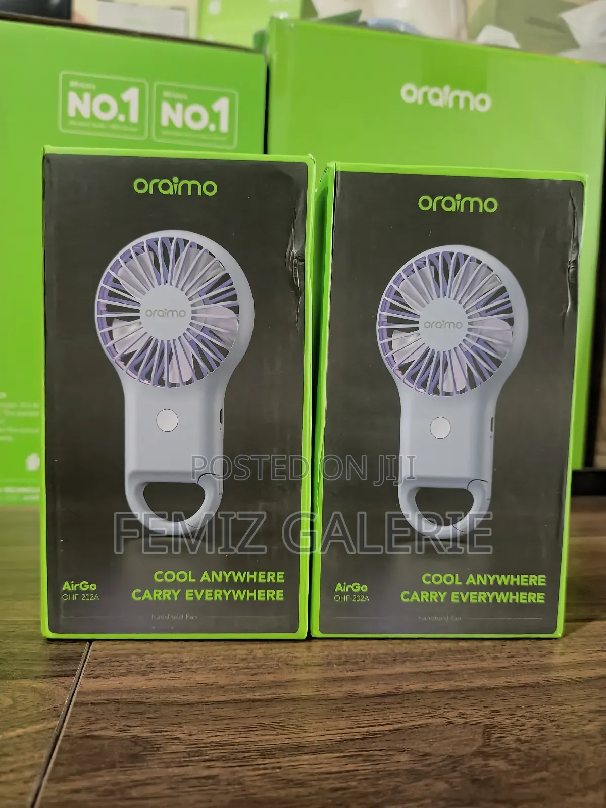 Oraimo Airgo 75g Lightweight Led Handheld Fan
