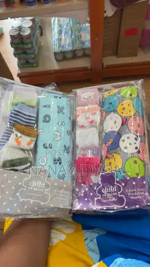 Child of Mine 5 Pack Baby Washcloth