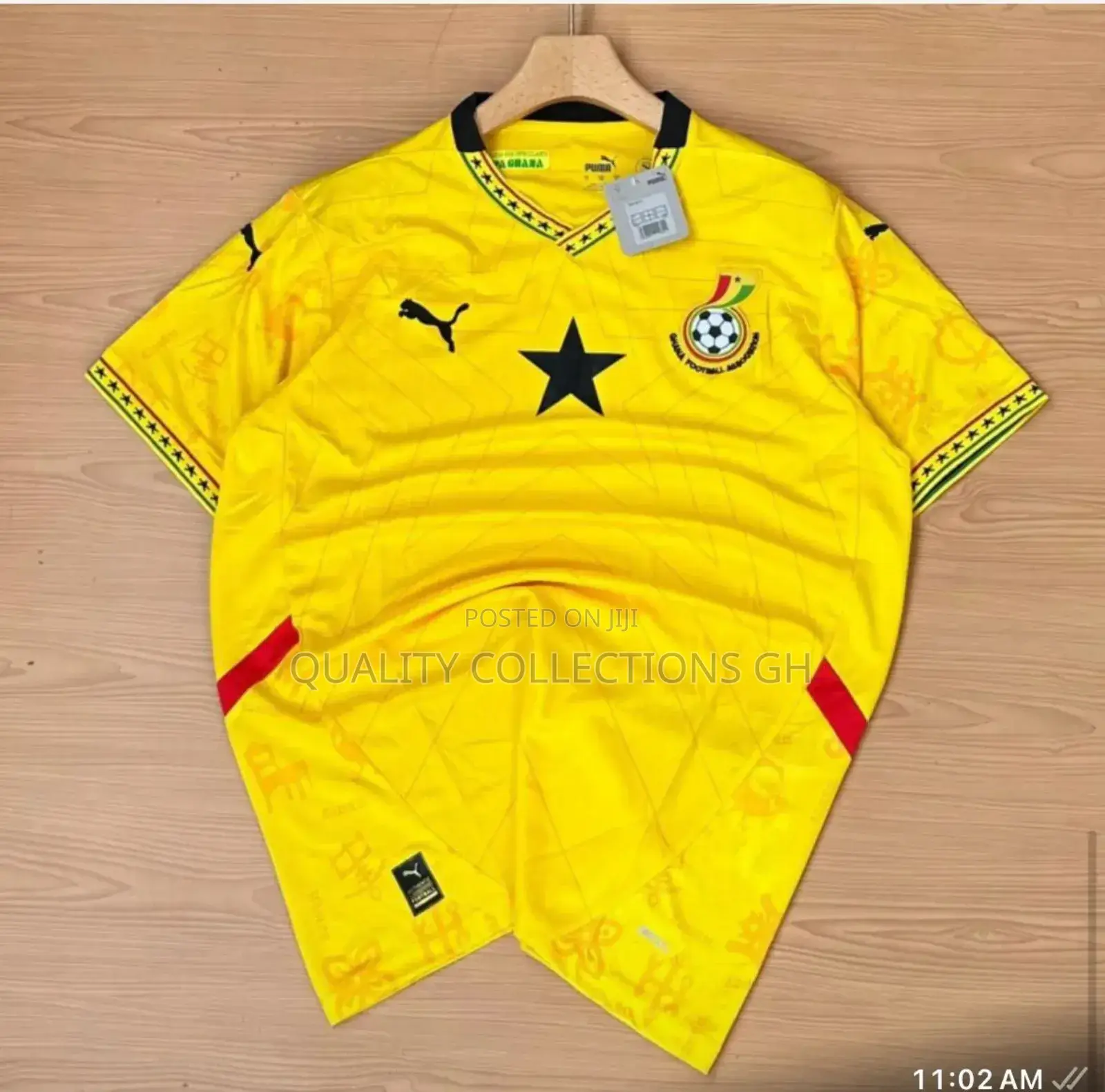Authentic Ghana Yellow Jerseys