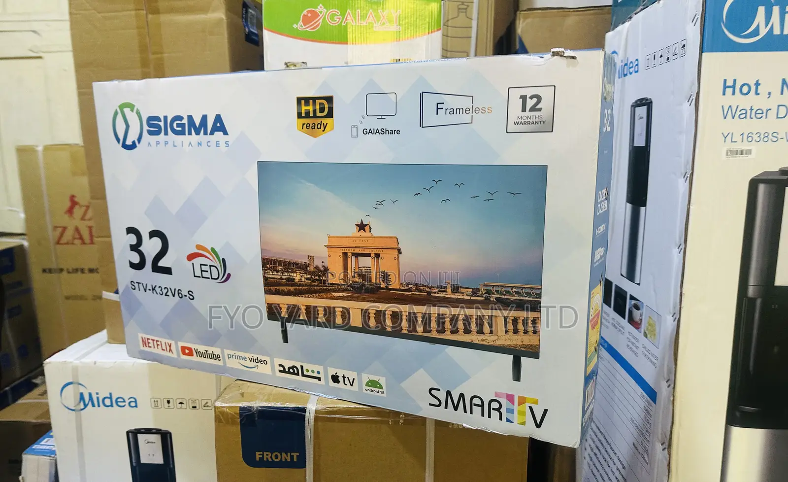 Latest New Made Sigma Smart 32 “ Andriod and Digital FHD Led Tv
