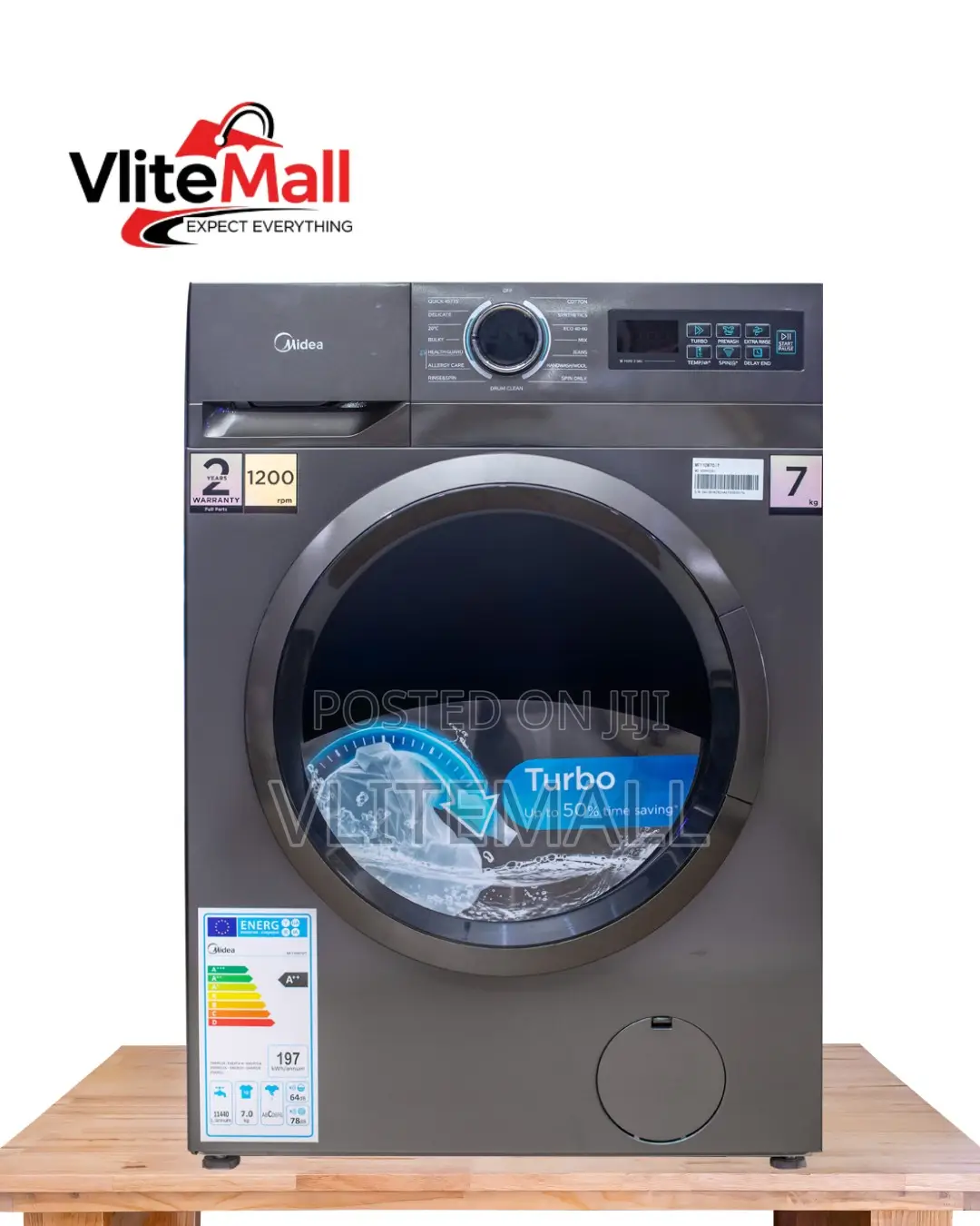 Midea Washing Machine Front Load 7kg Mf110w70/T