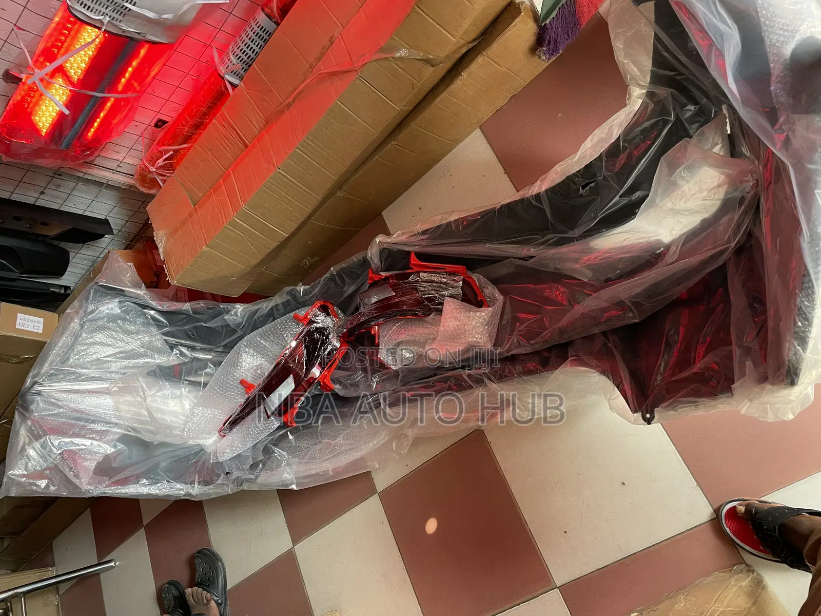 Elantra Back Rear Complete Bumper With Reflector