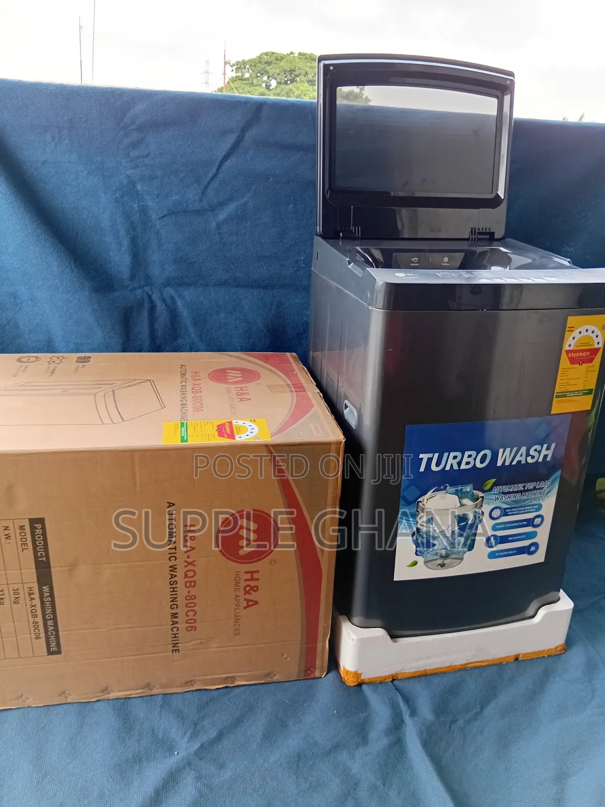 H a 8kg Automatic Laundry Washing Machine – XQB-80c06 in Accra ...