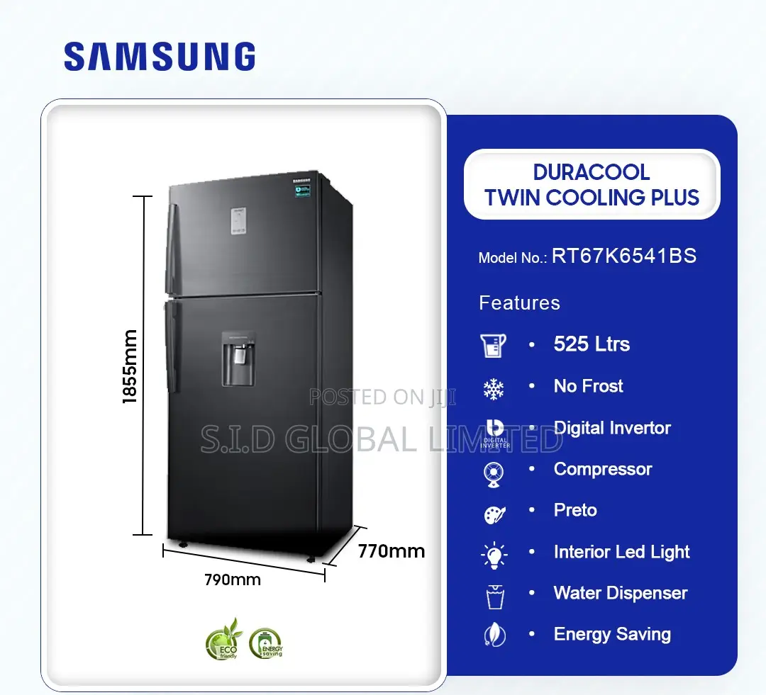 Samsung 525l Duracool Twin Cooling Plus Refrigerator