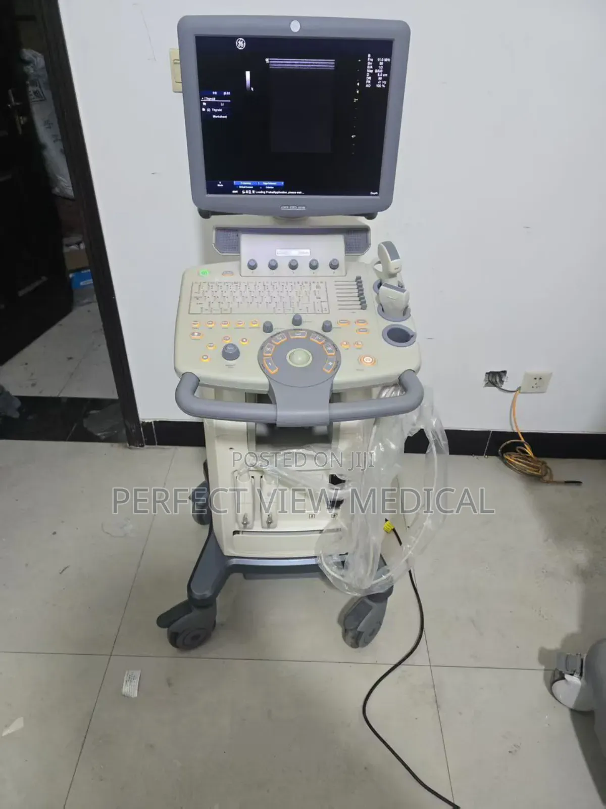 Slightly Foreign Used Ge C5 Premium 3d Color Doppler Scan Machine