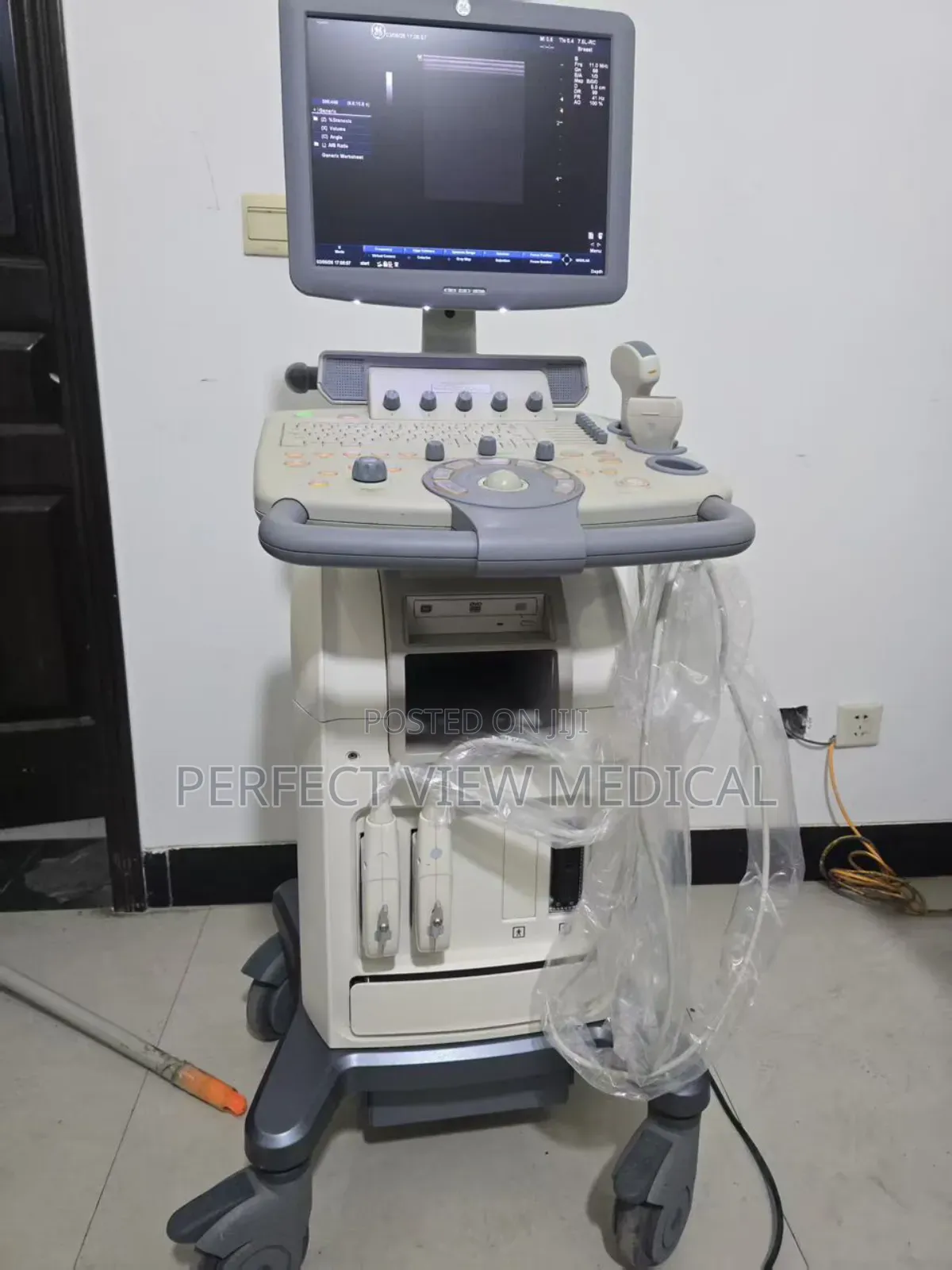 Slightly Foreign Used Ge C5 Premium 3d Color Doppler Scan Machine