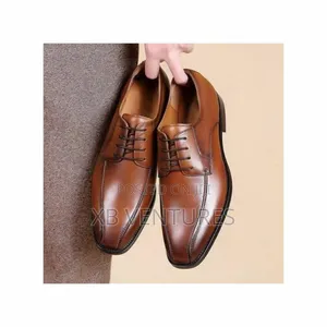 Deadly Clean Lace Up Brown Shoes