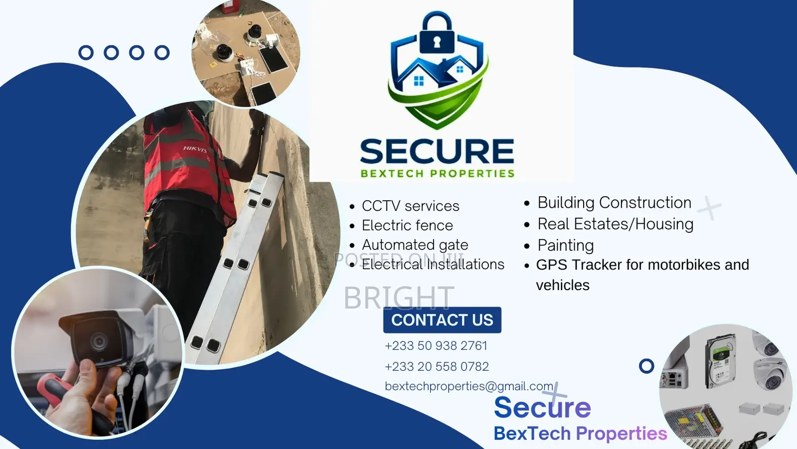 CCTV Cameras and Electric Fence Installations