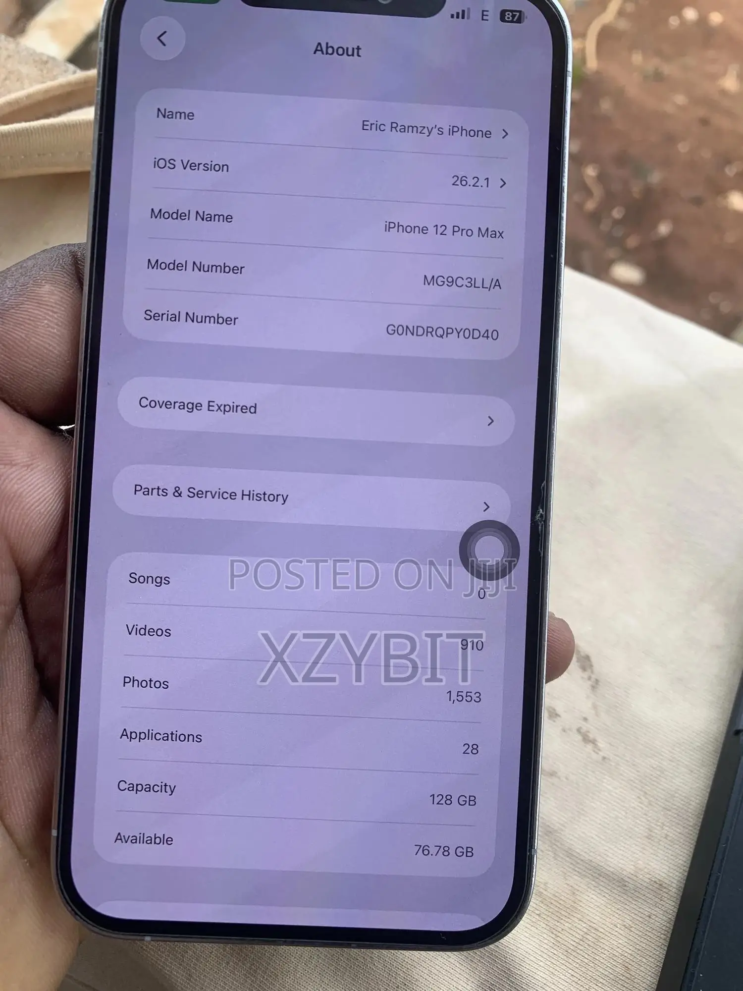 New Apple iPhone 12 Pro Max 128 GB Blue