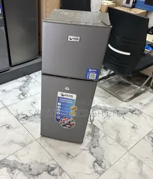 Order Unique Pearl Top Mount Grey 2 Doors 80 Liters Pf-126 Fridge