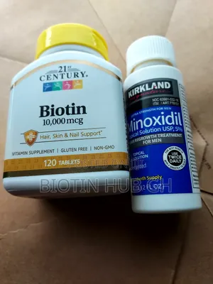 Kirkland Minoxidil And 21st Century Biotin 10,000mcg Combo