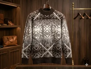 Check Sweater Made From Turkey for Men