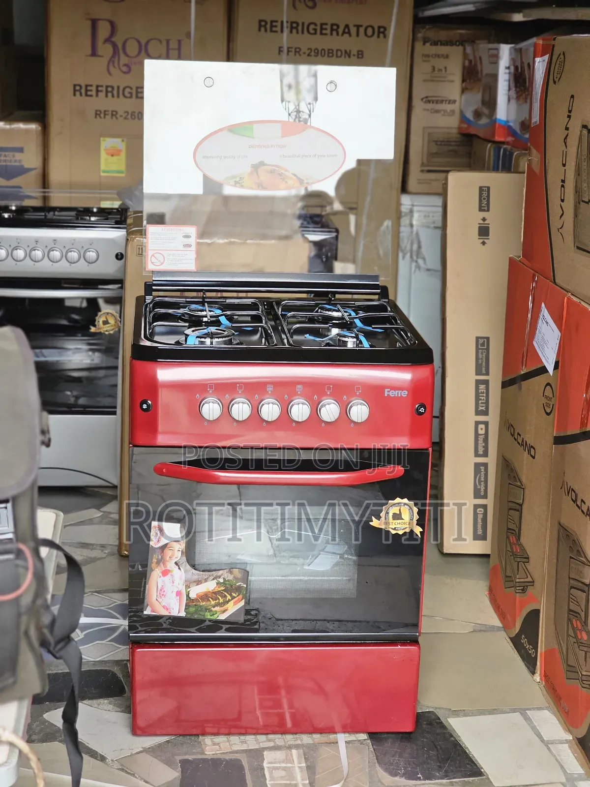 Ferre 60x60 Deluxe and Premium Gas Cooker