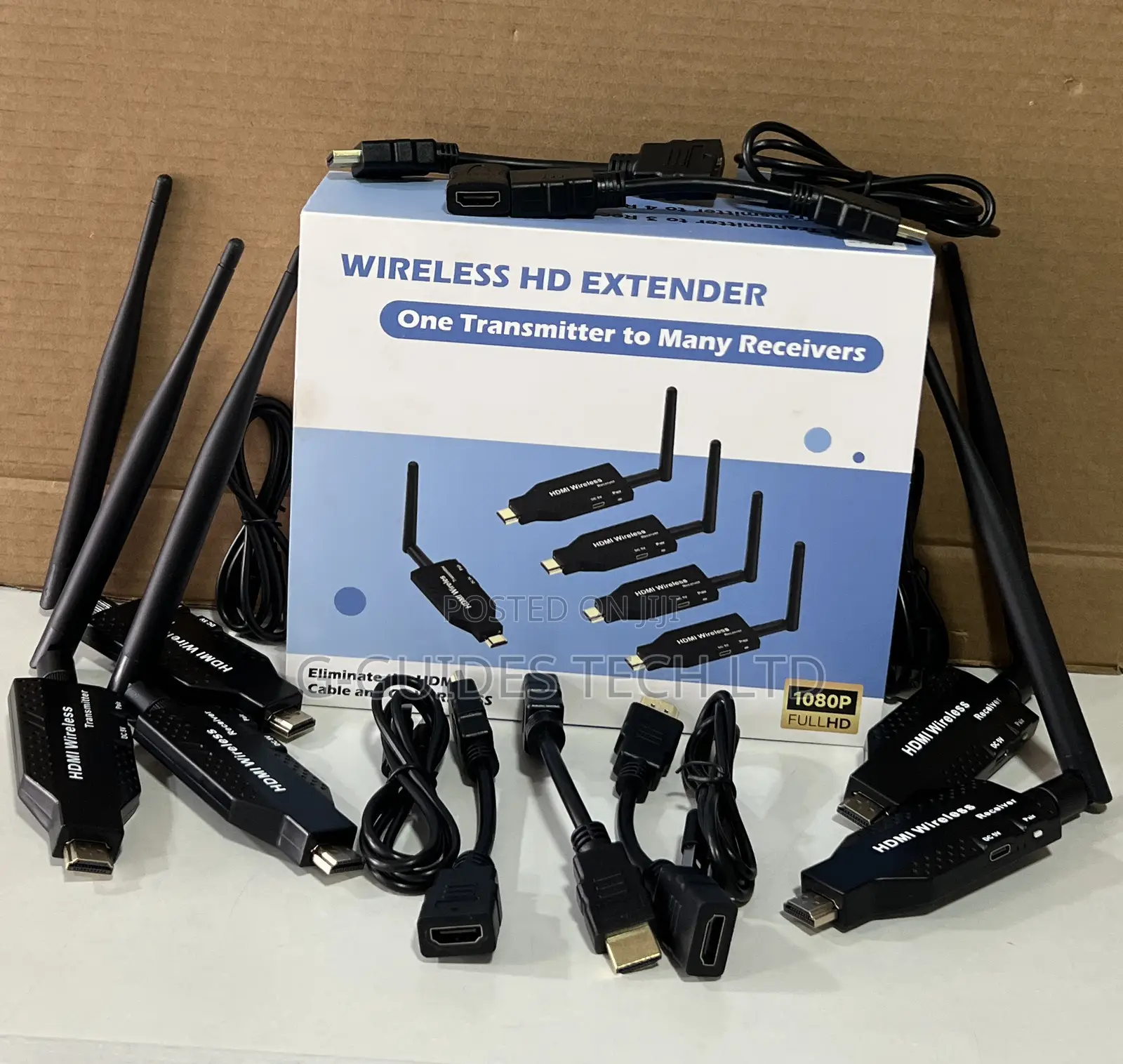 50m Hdmi Wireless Extender 1-Transmitter to 4-Receiver