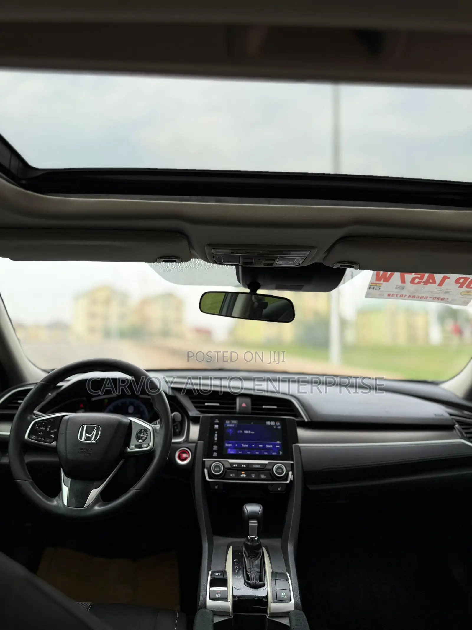 Honda Civic EX Sedan 2019 Gray
