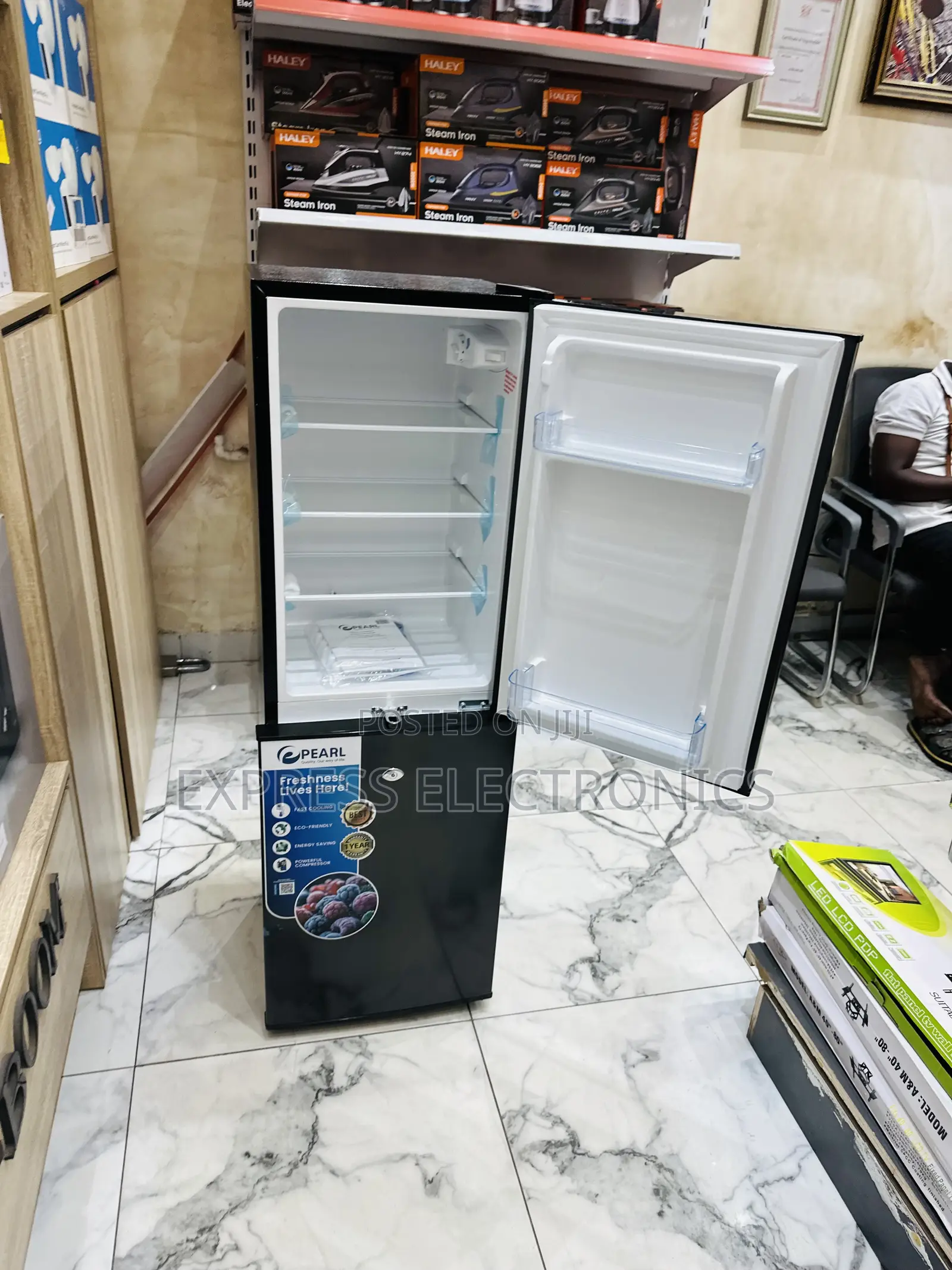 Less Expensive Double Door Fridge Pearl Pf-216l 136l