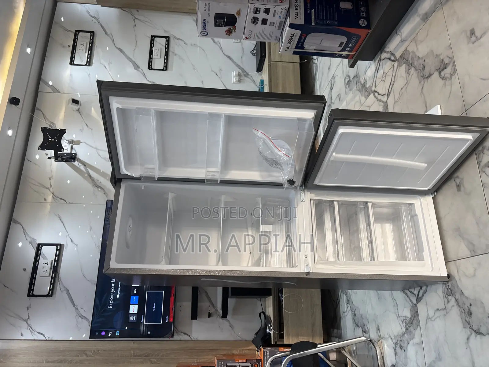 Extremely Quality Zara 240f 161liters 2 Door Fridge(Gray) 