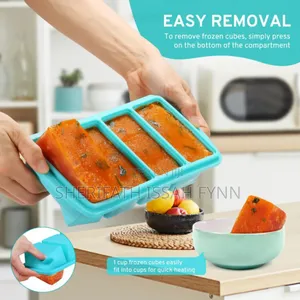 Silicone Soup And Food Freezer Tray - Easy Portion Control