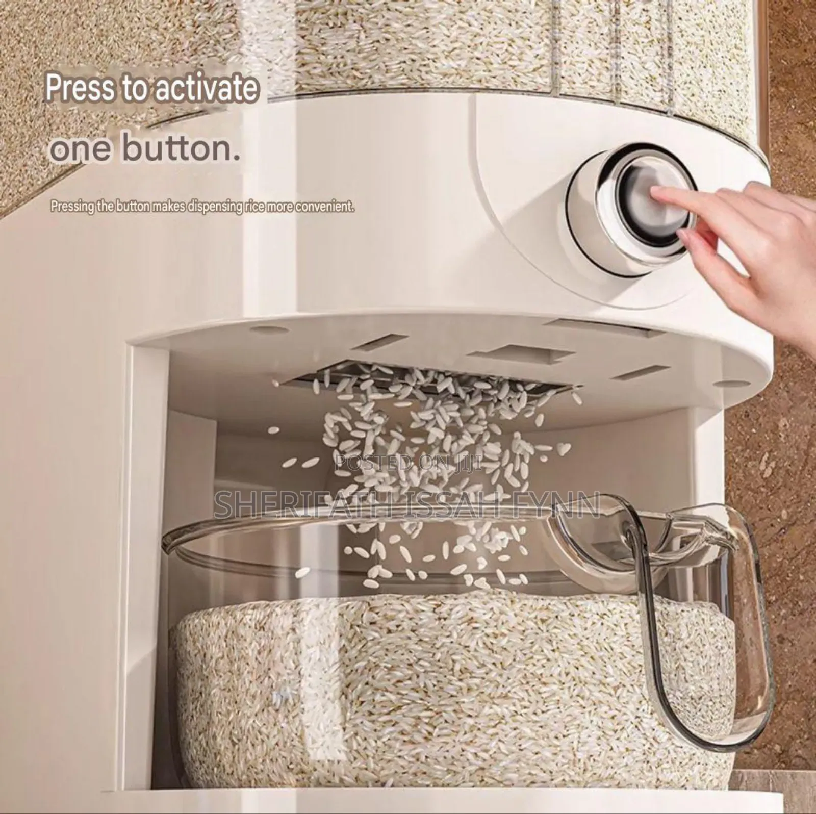 20kg Rice Dispenser -large Size Smart Kitchen Storage
