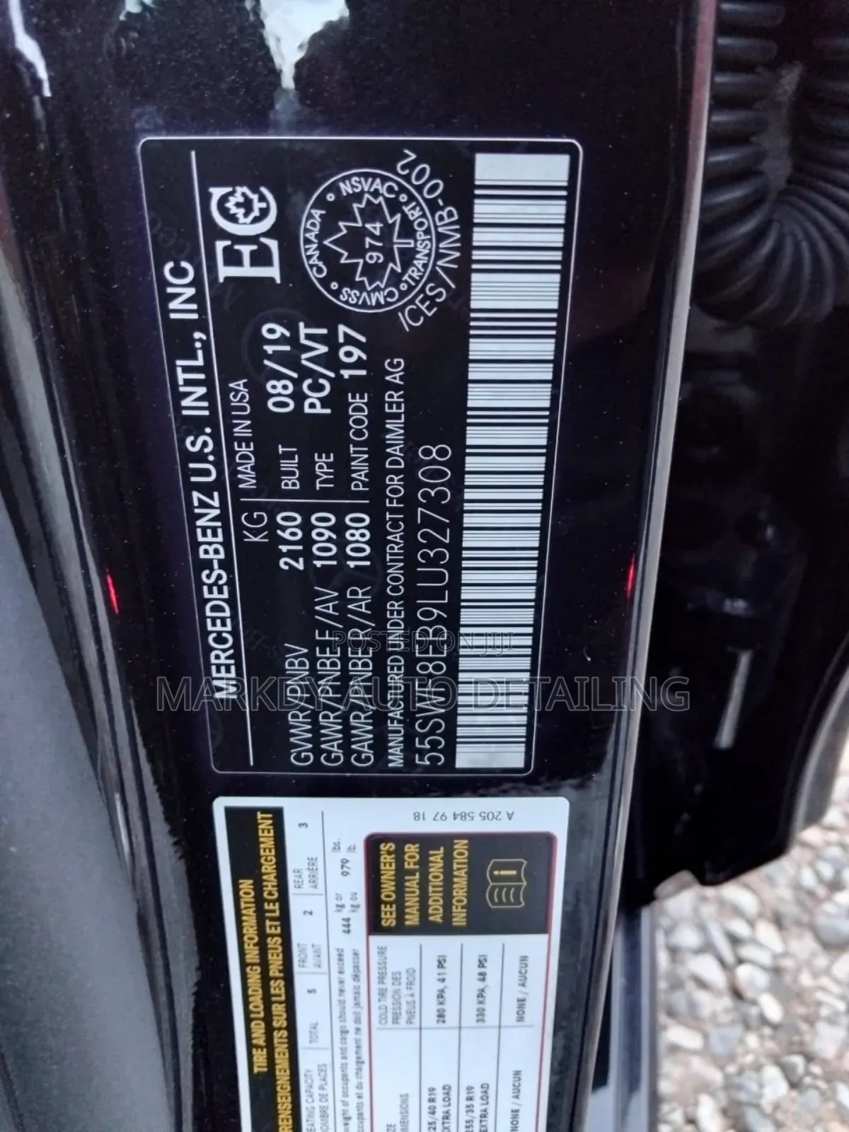 Mercedes-Benz C300 2020 Black