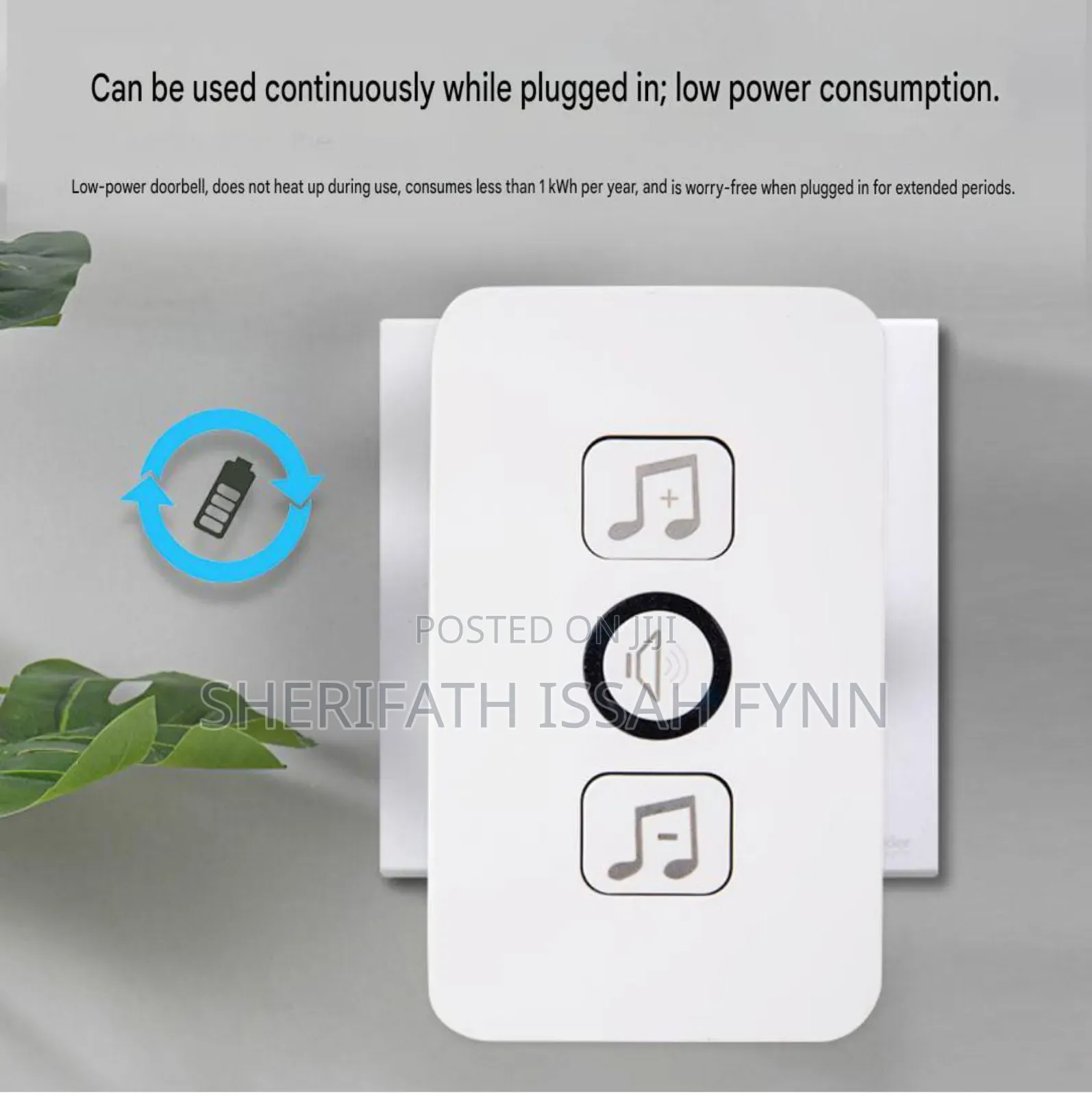 Wireless Doorbell - Easy Install