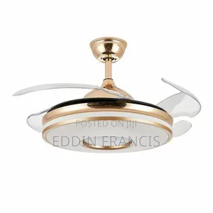 Luxury Crystal Fan Light