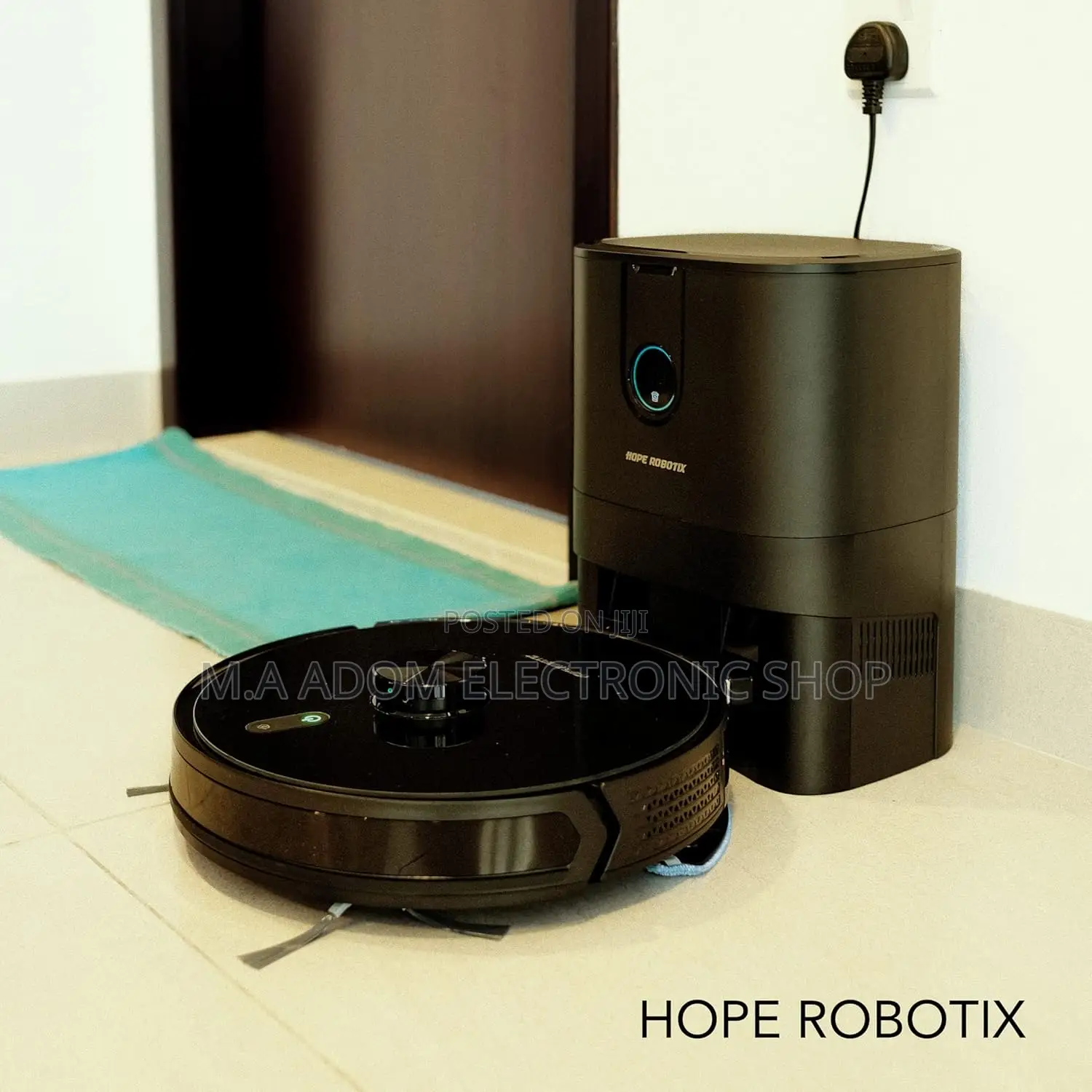 Powerology Robo Vacuum Cleaner 4000pa/Mah With Charging and Auto