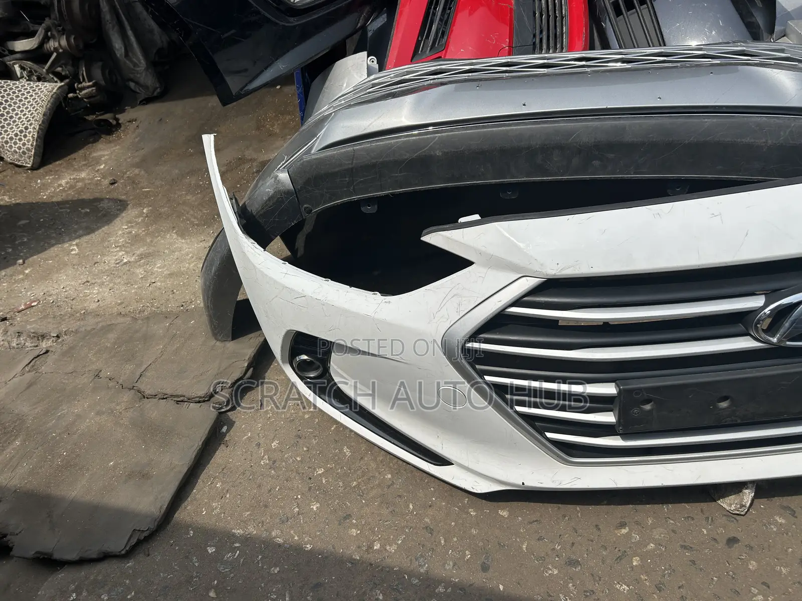 Elantra 17 Complete Bumper Use
