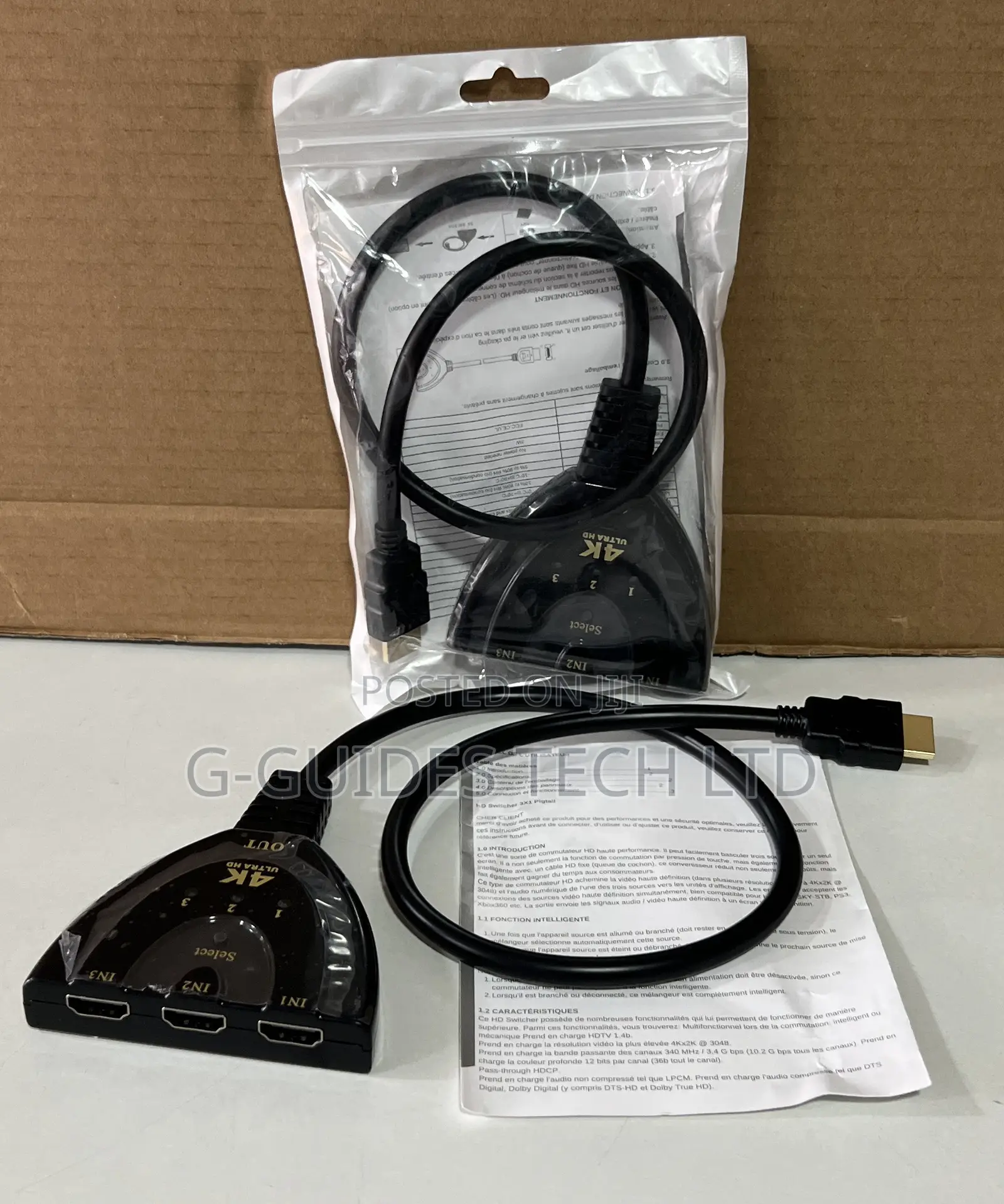 3-port Hdmi Switcher 3-input And 1-output