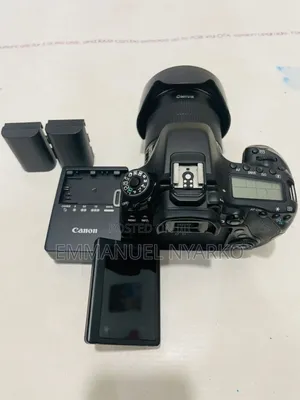 A Month Used Canon 80d With Two Batteries, Camera Bag Accessories