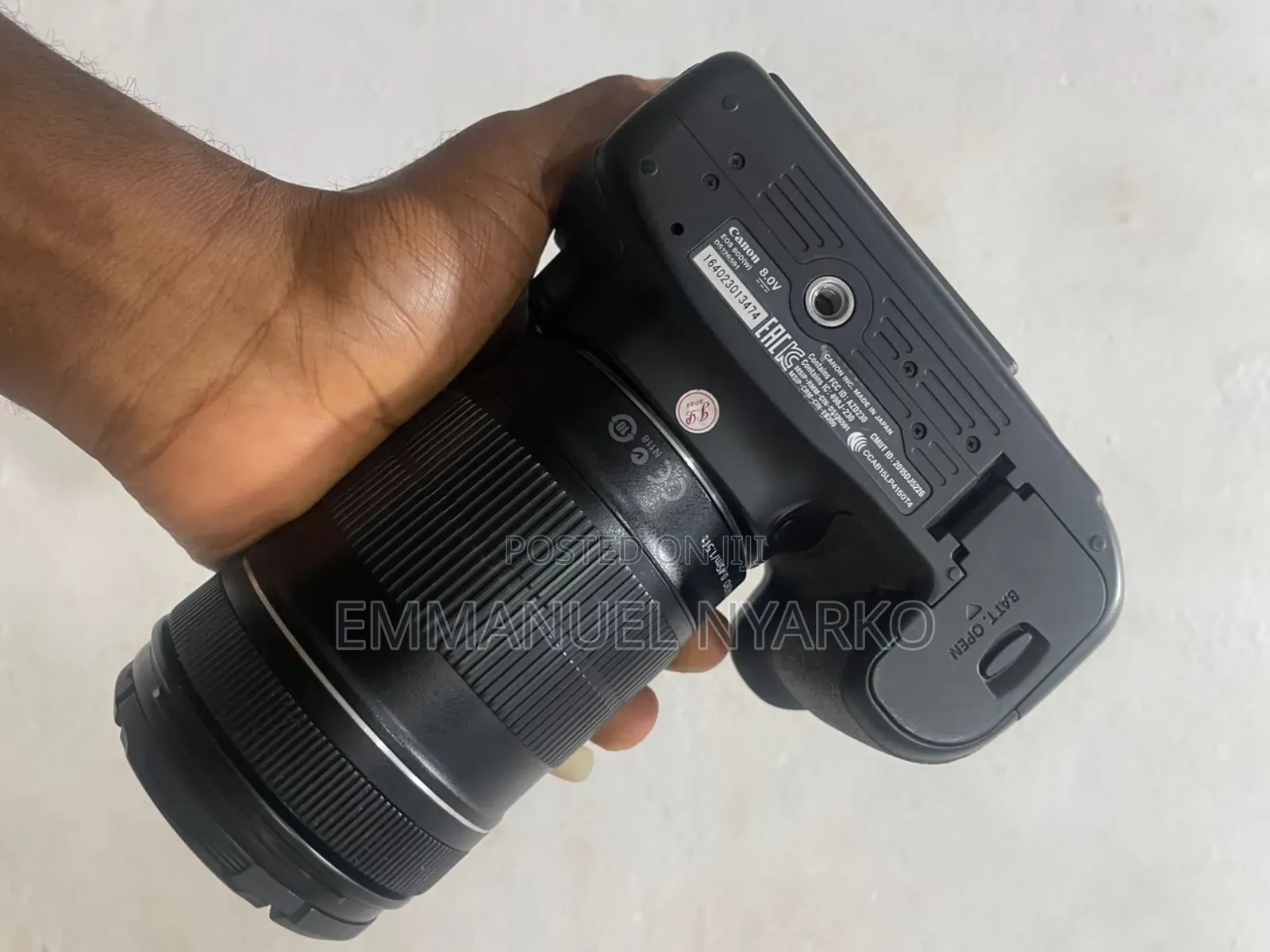 A Month Used Canon 80d With Two Batteries, Camera Bag Accessories