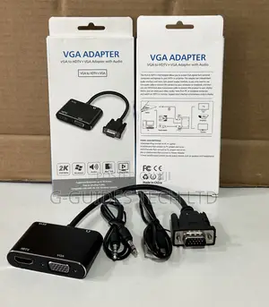 Vga to Hdmi + Vga With Audio Converter