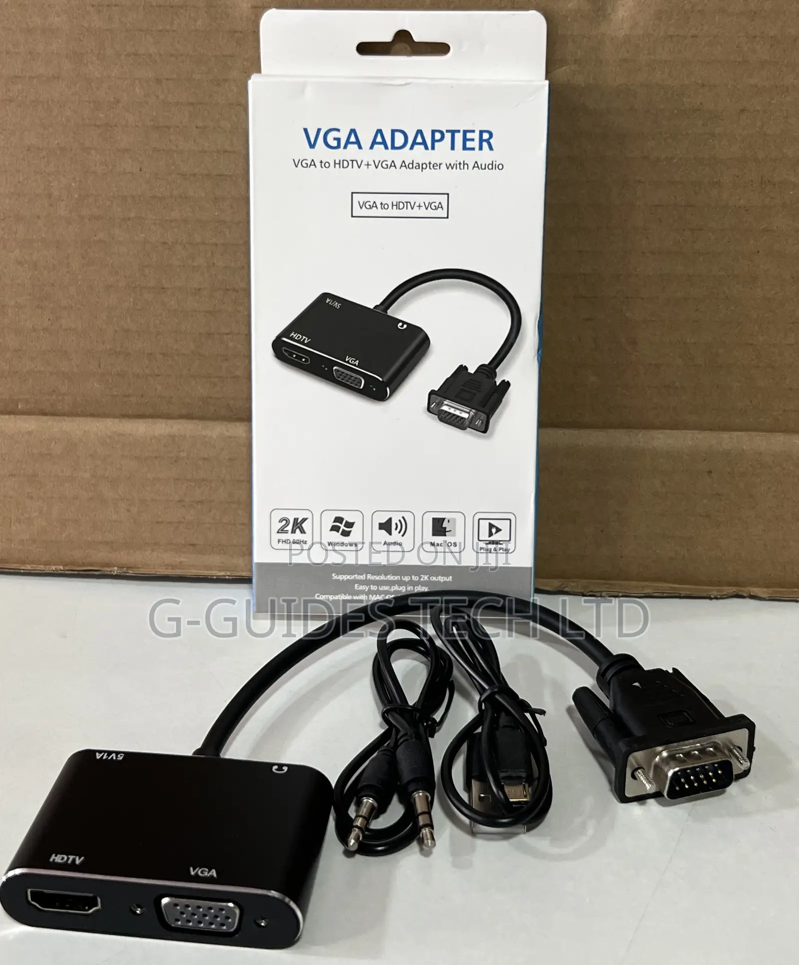 Vga to Hdmi + Vga With Audio Adapter or Converter