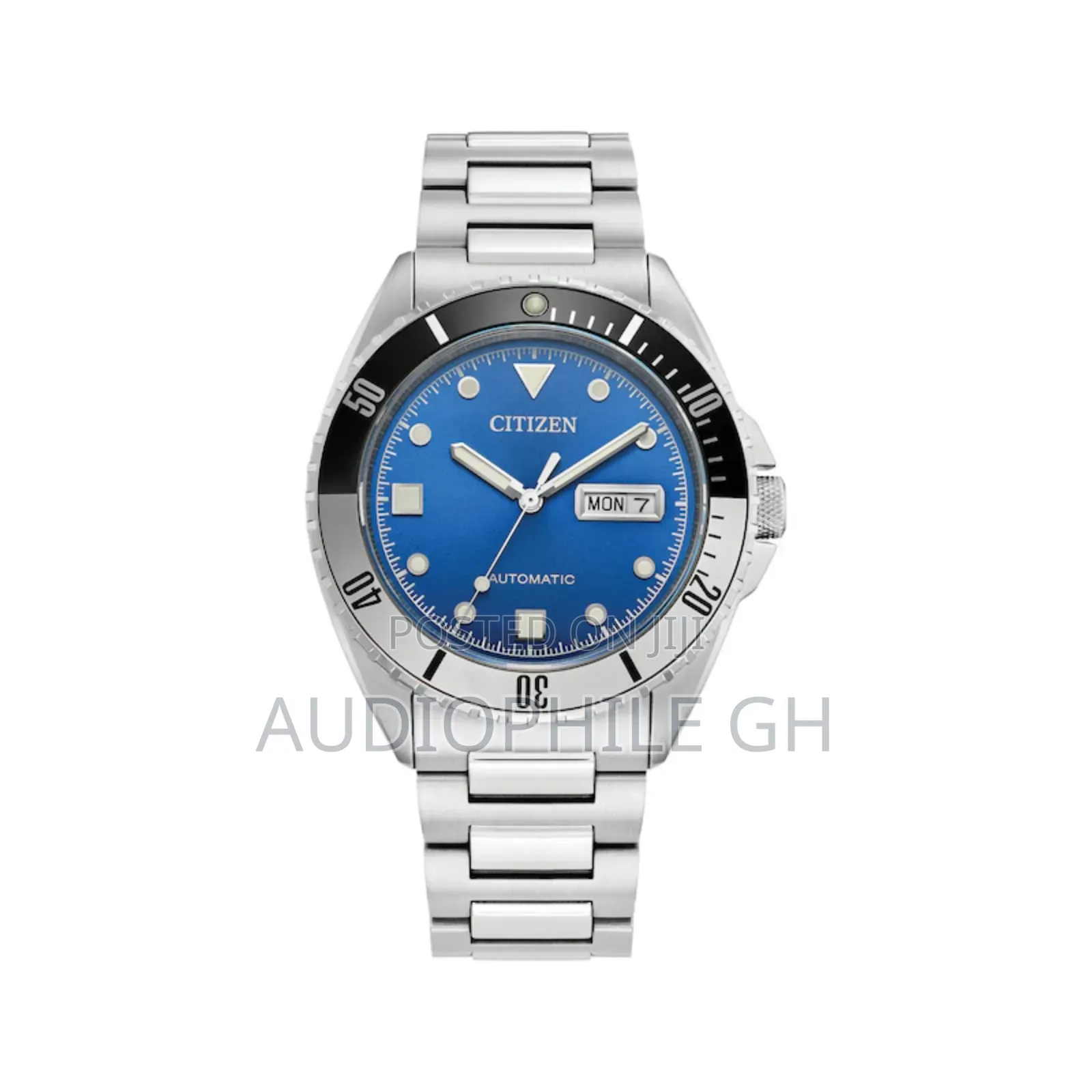 Citizen Sport Automatic Blue Dial Stainless Steel Bracelet Nh7530-52m