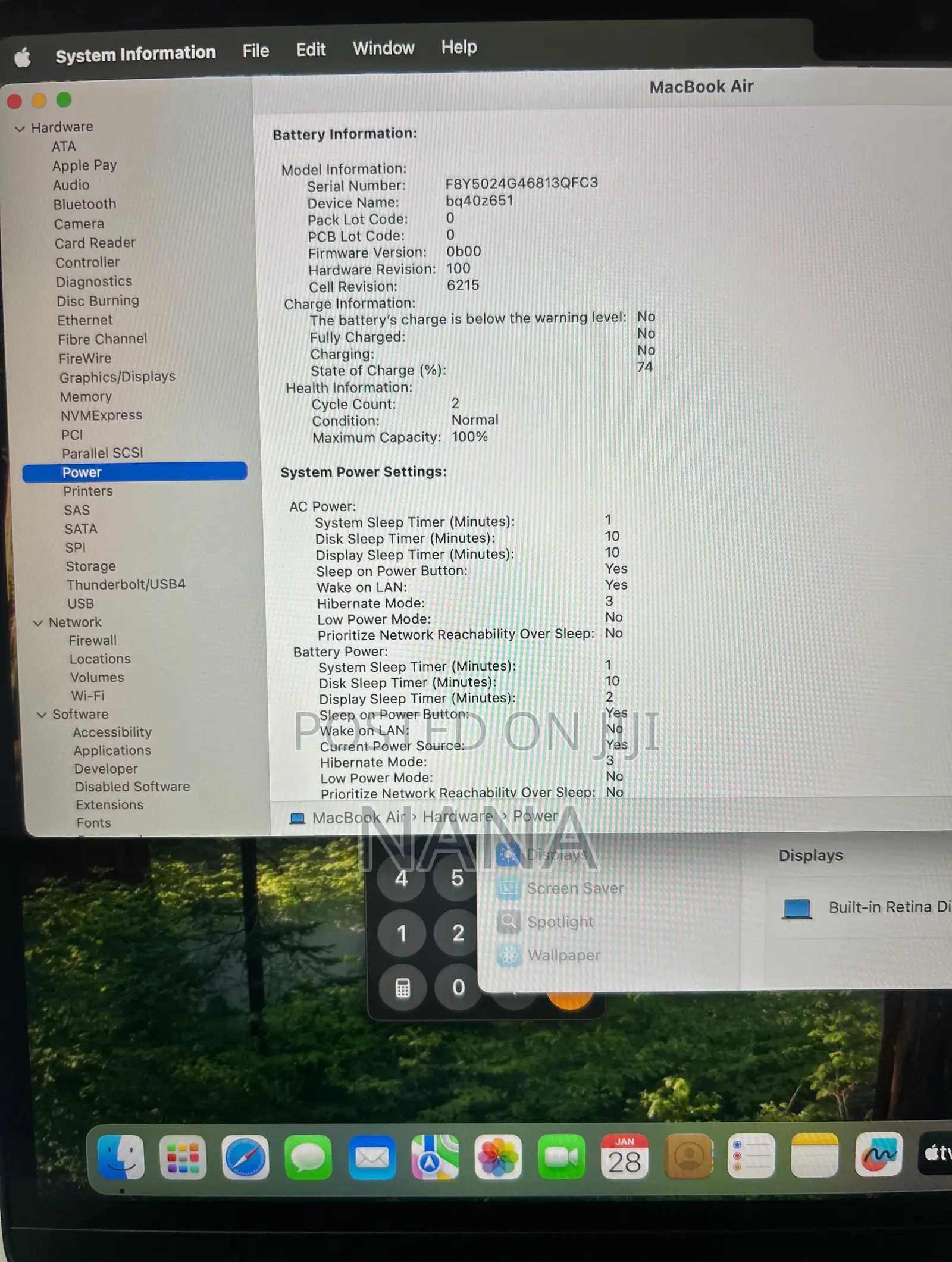 Laptop Apple MacBook Air 16GB Apple M3 SSD 256GB