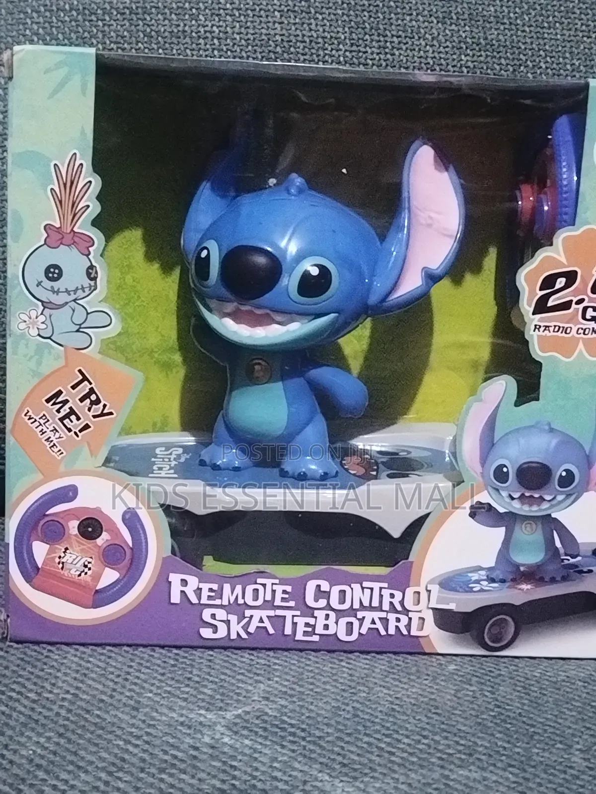 Stitch Cartoon Remote Control Skateboard Toy