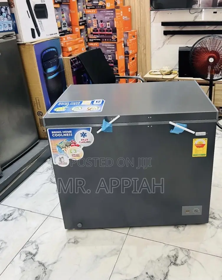 Classic Nasco Nas300fl 250l Electric Chest Freezer(Dark Gray).