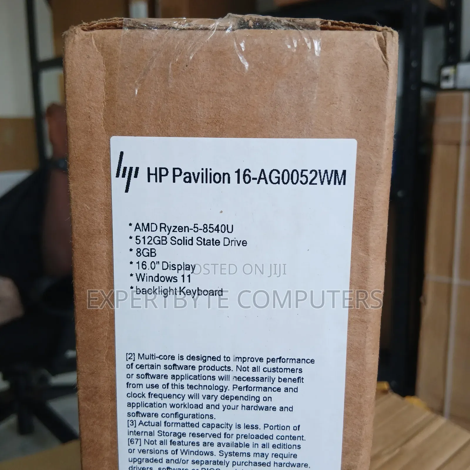 New Laptop HP 8GB AMD SSD 512GB